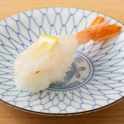 [Nigiri sushi] Sea bream/Yellowtail/Salmon (raw/grilled/tartar sauce)/Boiled shrimp