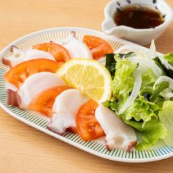 Octopus and tomato salad with truffle dressing