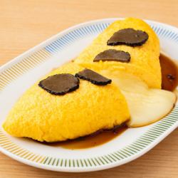 Summer truffle cheese omelette