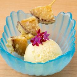 Beni Haruka Tempura (with ice cream)