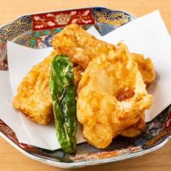 Deep fried tiger pufferfish