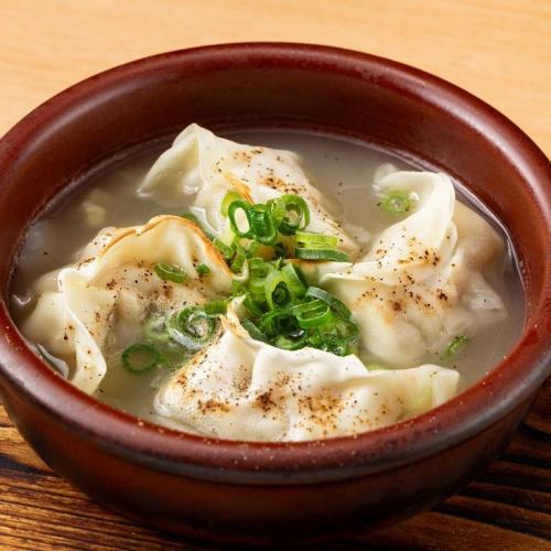 水炊きスープ餃子