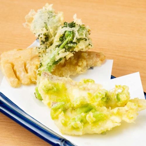 鯛と筍のそら豆衣天