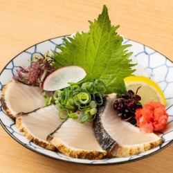 鰆の炙り刺　～梅ポン酢～