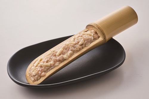 竹筒チーズつみれ