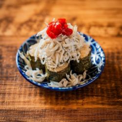 Hinomaru - Plum and boiled whitebait