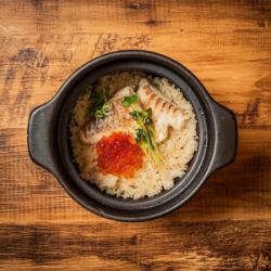 Sea bream and salmon roe