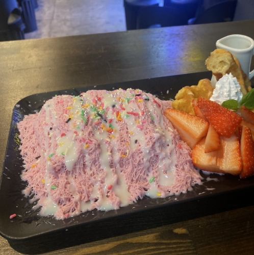 かき氷(いちご)