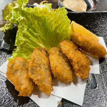 カキフライ/カキの韓国風いため