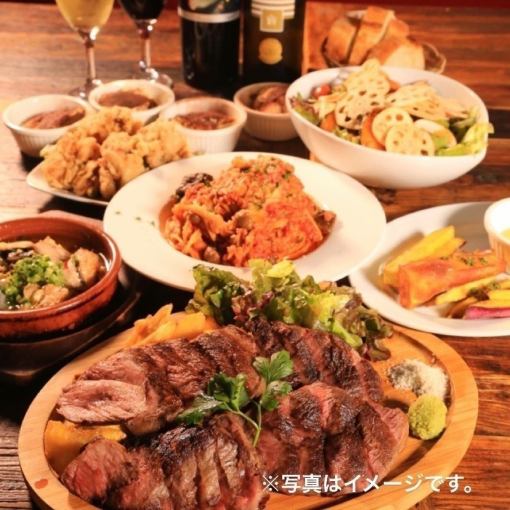 炭火！春パスタ5000円コース(飲み放題付き)