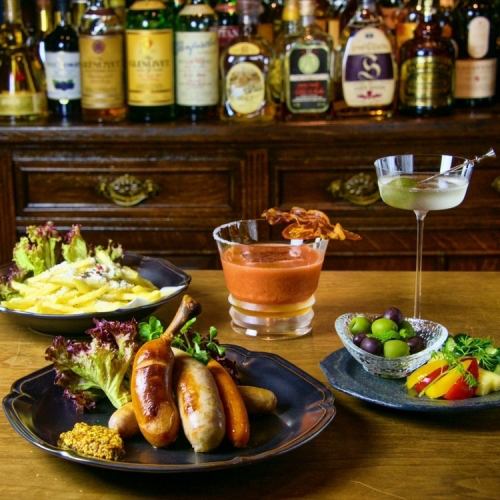 美味しいお酒のお供にお料理もご用意◎