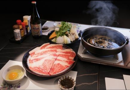 Miyako beef sukiyaki course