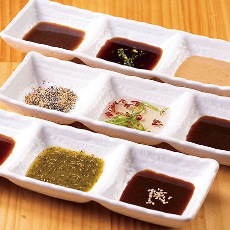 至高の焼肉を100倍楽しく！！当店名物の”タレBAR”でオリジナル焼肉を御堪能あれ♪