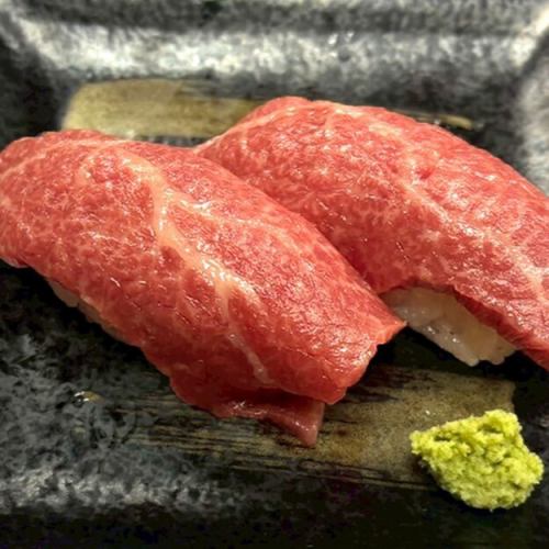 肉寿司赤身(2貫)
