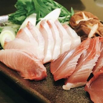 【あじひろ★ぶりしゃぶ食べ放題コース】　全7品　2H飲み放題付7000円