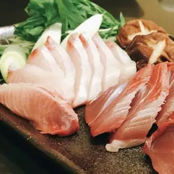 【あじひろ★ぶりしゃぶ食べ放題コース】　全7品　2H飲み放題付7000円