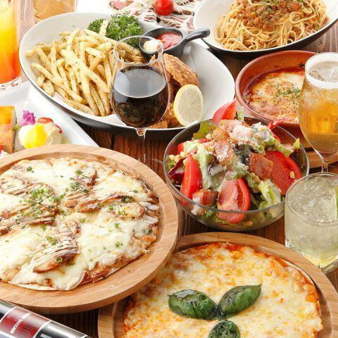 女子会ならカリビアンカフェへ♪飲み放題付き3500円～