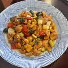 24 エビとカシューナッツ炒め