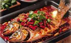74 焼き魚の四川風煮込み