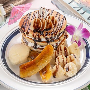 チョコバナナパンケーキ