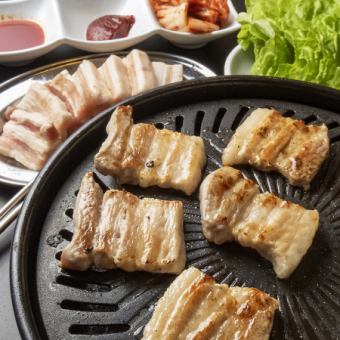 [Good value for money] Thick and juicy Samgyeopsal with 120% satisfaction ● All-you-can-eat 2,200 yen (tax included)