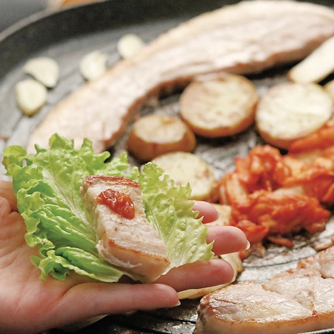 [Cospa◎]盡情享受♪超濃的samgyeopsal有大量的肉汁和120％的滿意度無限量供應2000→