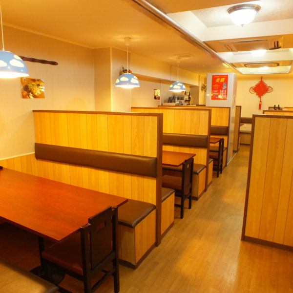 Inside the spacious space, each table is independent, so you can relax slowly.Enjoy usual meals, drinking party, entertainment and dinner, chat and authentic Chinese ♪
