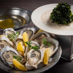 生蚝涮涮锅配裙带菜汤(6个生蚝)