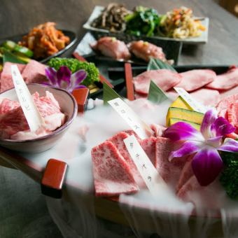 【期間限定】プレミアム飲み放題付A５黒毛和牛がメインとした15品明川スペシャルコース