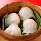 4 steamed shrimp dumplings
