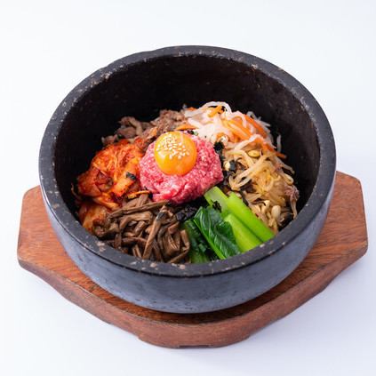 Stone-grilled Yukhoe Bibimbap