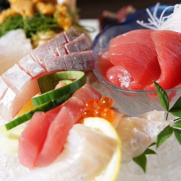 Specialty! Enjoy carefully selected fresh fish purchased daily.