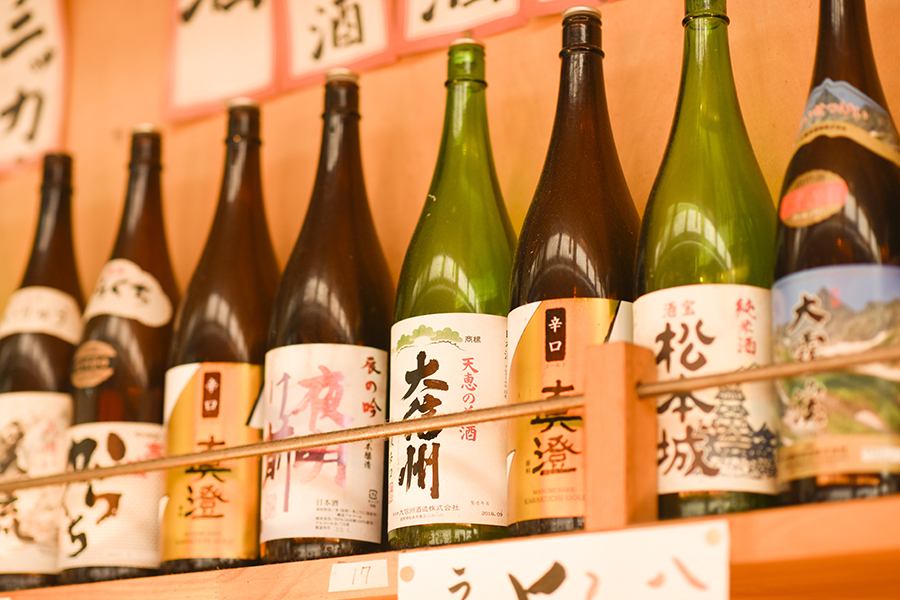 お酒の種類豊富！