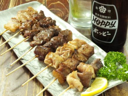 【串焼き盛り合わせ】おまかせ串盛り　5本/8本