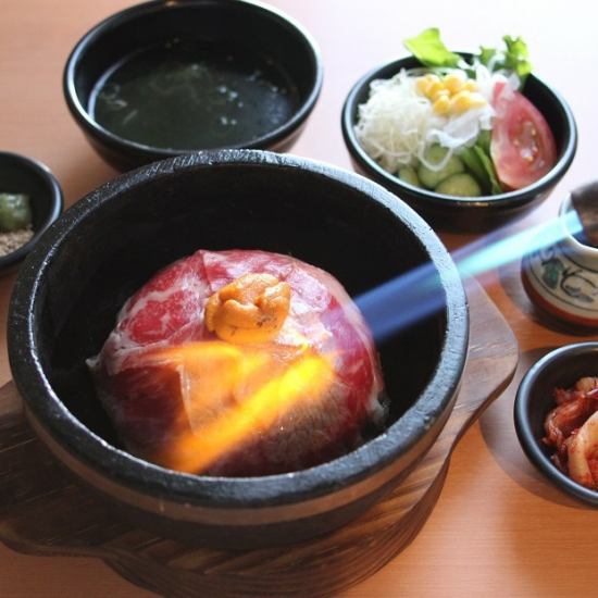 We are open for lunch only on weekends. Enjoy our yakiniku lunch!