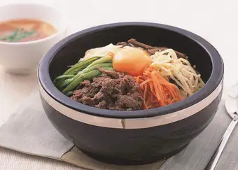 石焼プルコギビビム (スープ付き)
