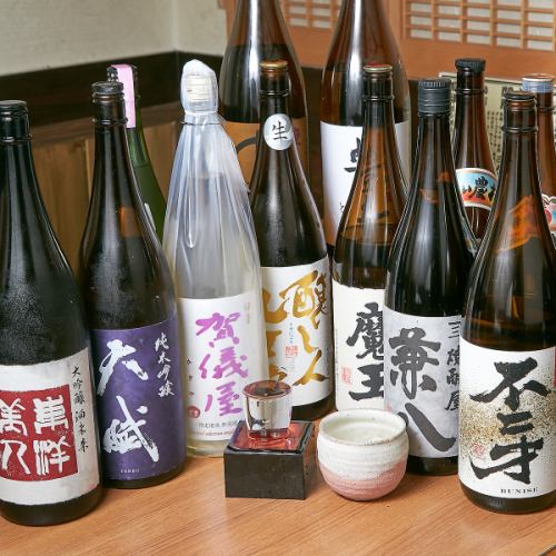 日本酒、焼酎に自信有り！