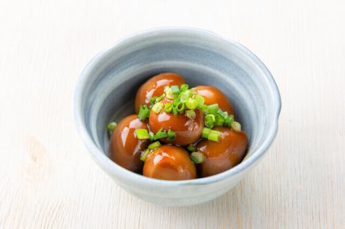 うずらの醤油漬け