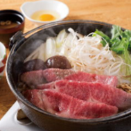 Matsusaka beef special loin sukiyaki course _ 6 dishes total _ 8000 yen (tax included)