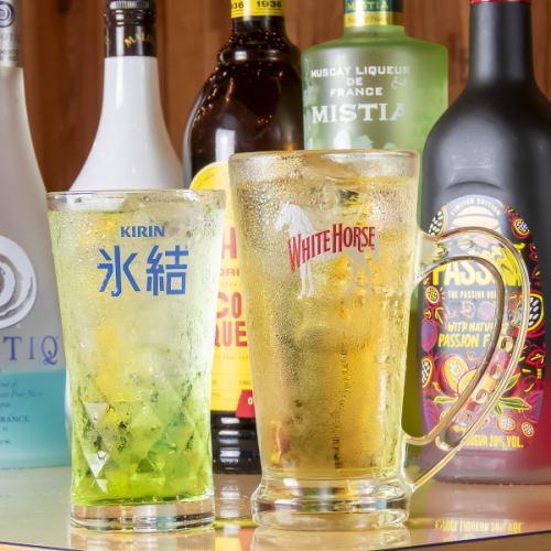 65種以上の豊富なカクテル