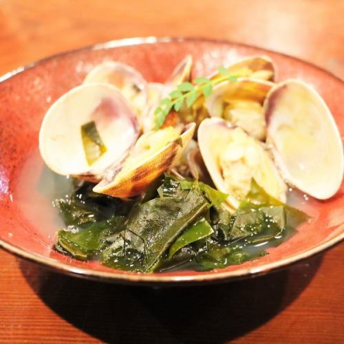[Season] Steamed clams with sake