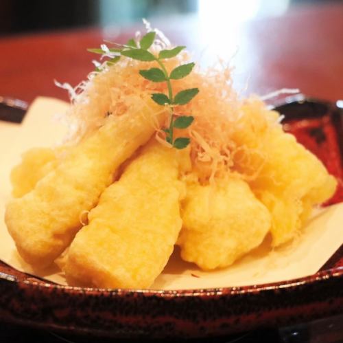 [Season] Boiled bamboo shoot tempura
