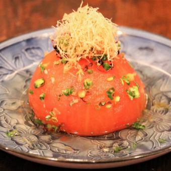 冷製丸ごとトマトの煮込み