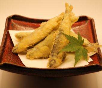 稚鮎天麩羅