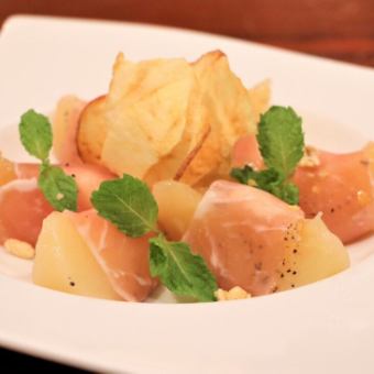 [季節性] 法國酸奶油火腿捲沙拉