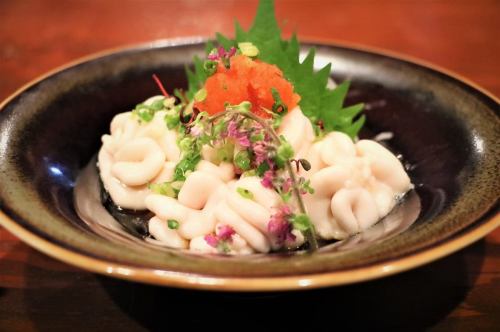 鱈の白子茹でポン酢