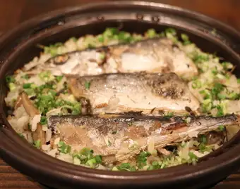 鮎ご飯