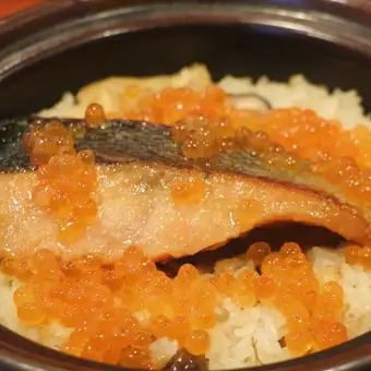 [All-you-can-drink included] Bamboo Course [Grilled fresh fish with yuzu sauce, rice cooked in an earthenware pot with autumn salmon and salmon roe, etc.] 7000 yen (tax included)