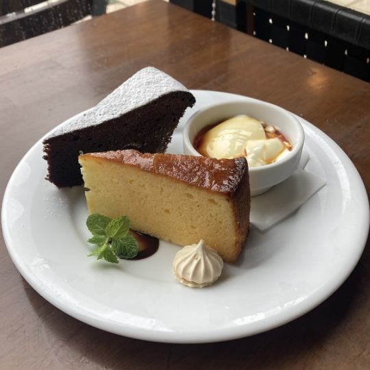 カフェタイムは手作りドルチェで一息つきませんか？おすすめは3種のドルチェプレート