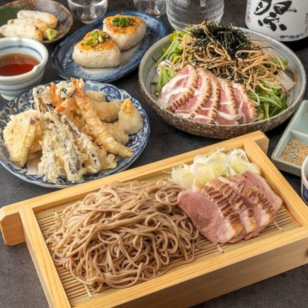 【牡丹套餐】有點奢華◎壓軸菜是鴨肉火鍋配蕎麥湯和蕎麥麵！